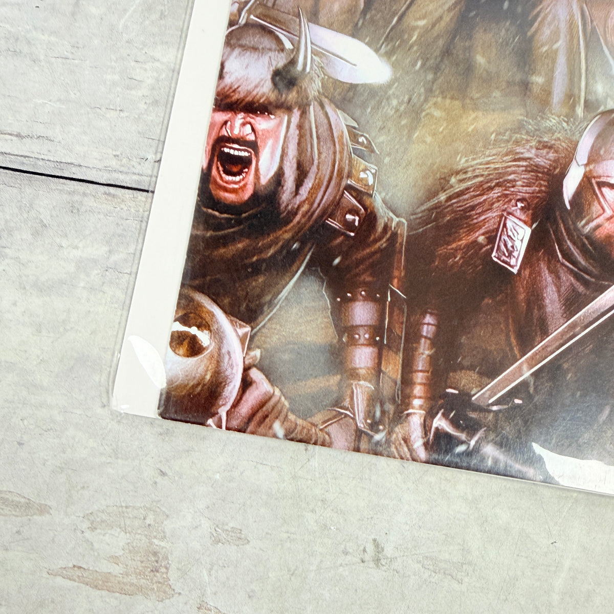 Siege: Embedded #3 (2010), Adi Granov regular cover, Direct Edition: lower-left front detail of the actual pre-owned copy.