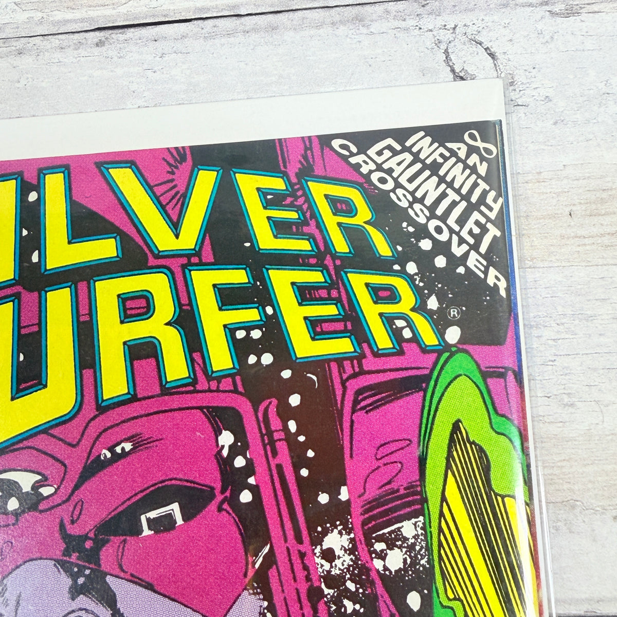 Silver Surfer #51 (1991) Marvel Comics, upper-right cover detail