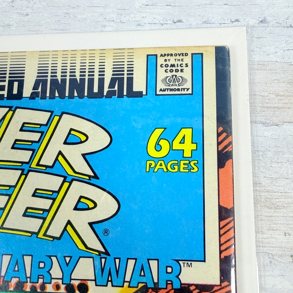 Silver Surfer Annual #1 (1988) Marvel Comics, upper-right cover detail