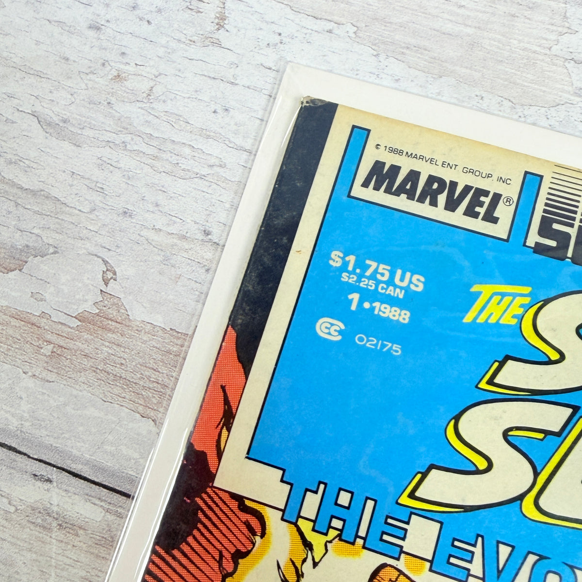 Silver Surfer Annual #1 (1988) Marvel Comics, upper-left cover with issue details