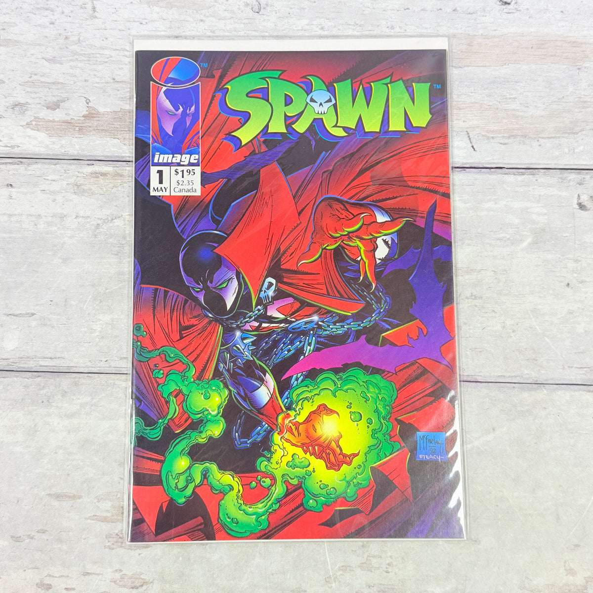 Spawn #1 (May 1992) first printing, full front cover