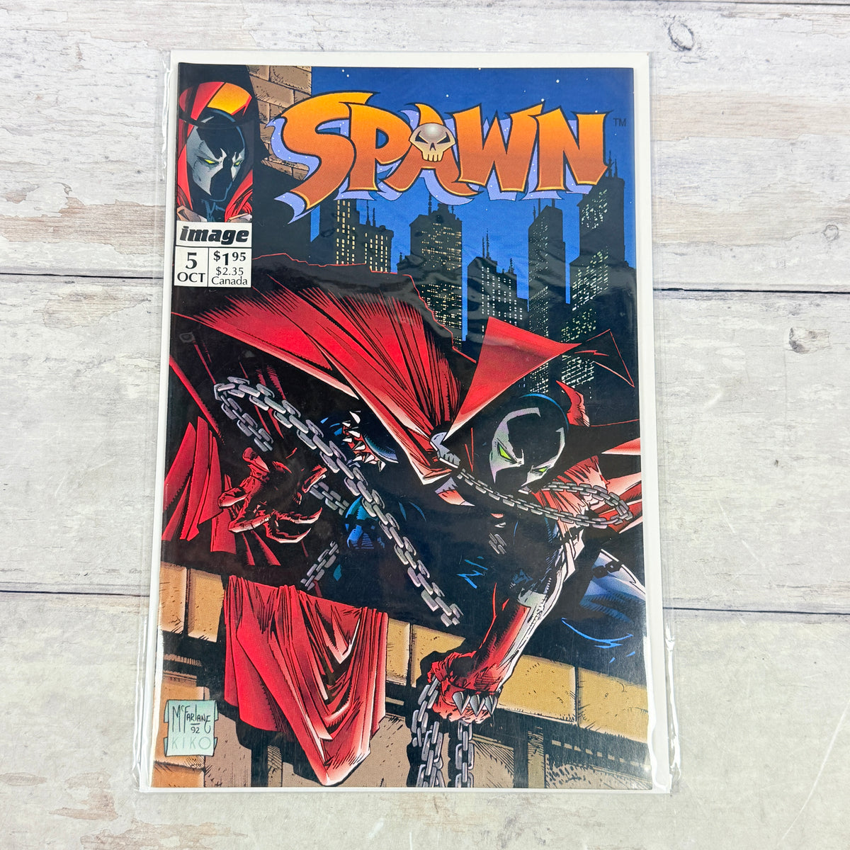 Spawn #5 (1992) Image Comics, full front cover