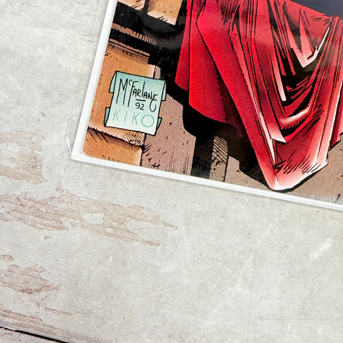 Spawn #5 (1992) Image Comics, lower-left cover detail