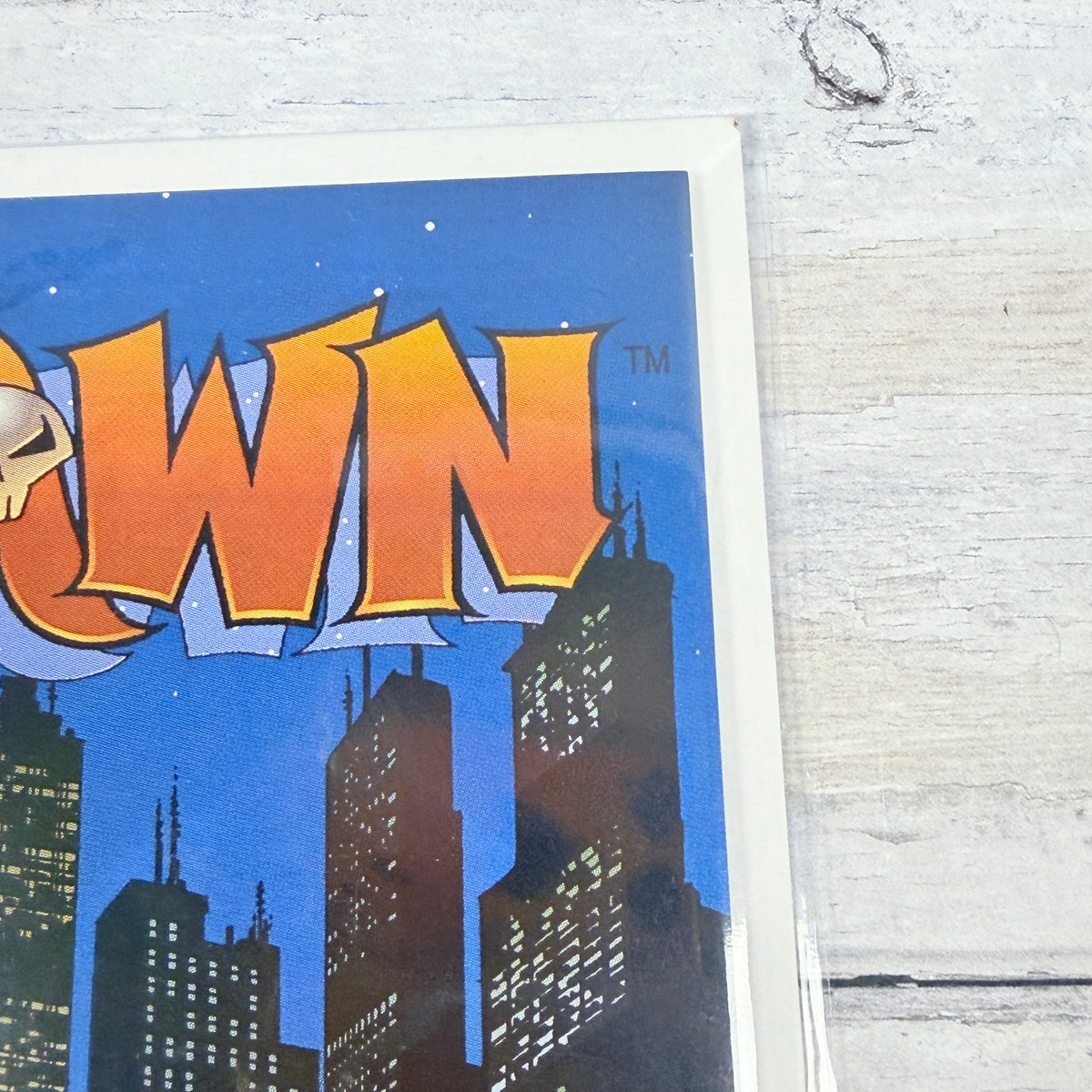 Spawn #5 (1992) Image Comics, upper-right cover detail