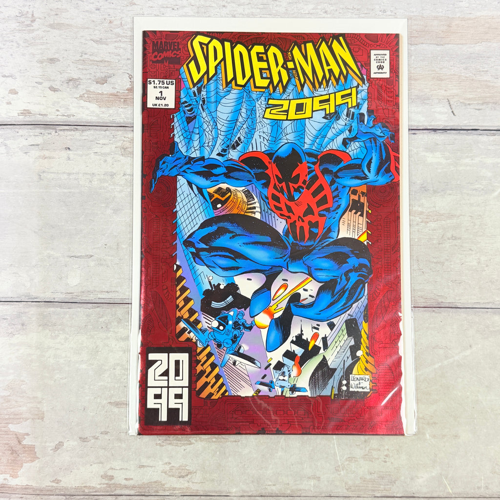 Spider-Man 2099 #1 (1992) Marvel Red Foil Direct Edition — full front cover