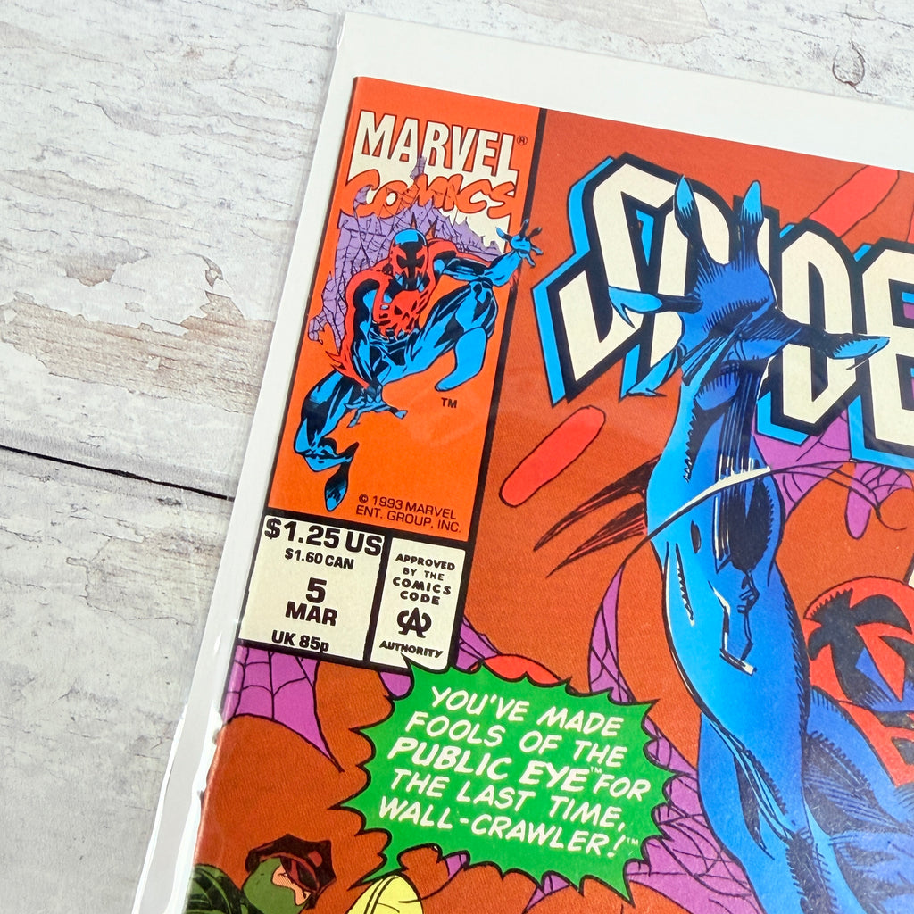 Spider-Man 2099 #5 (1993) Marvel Direct Edition — upper-left detail