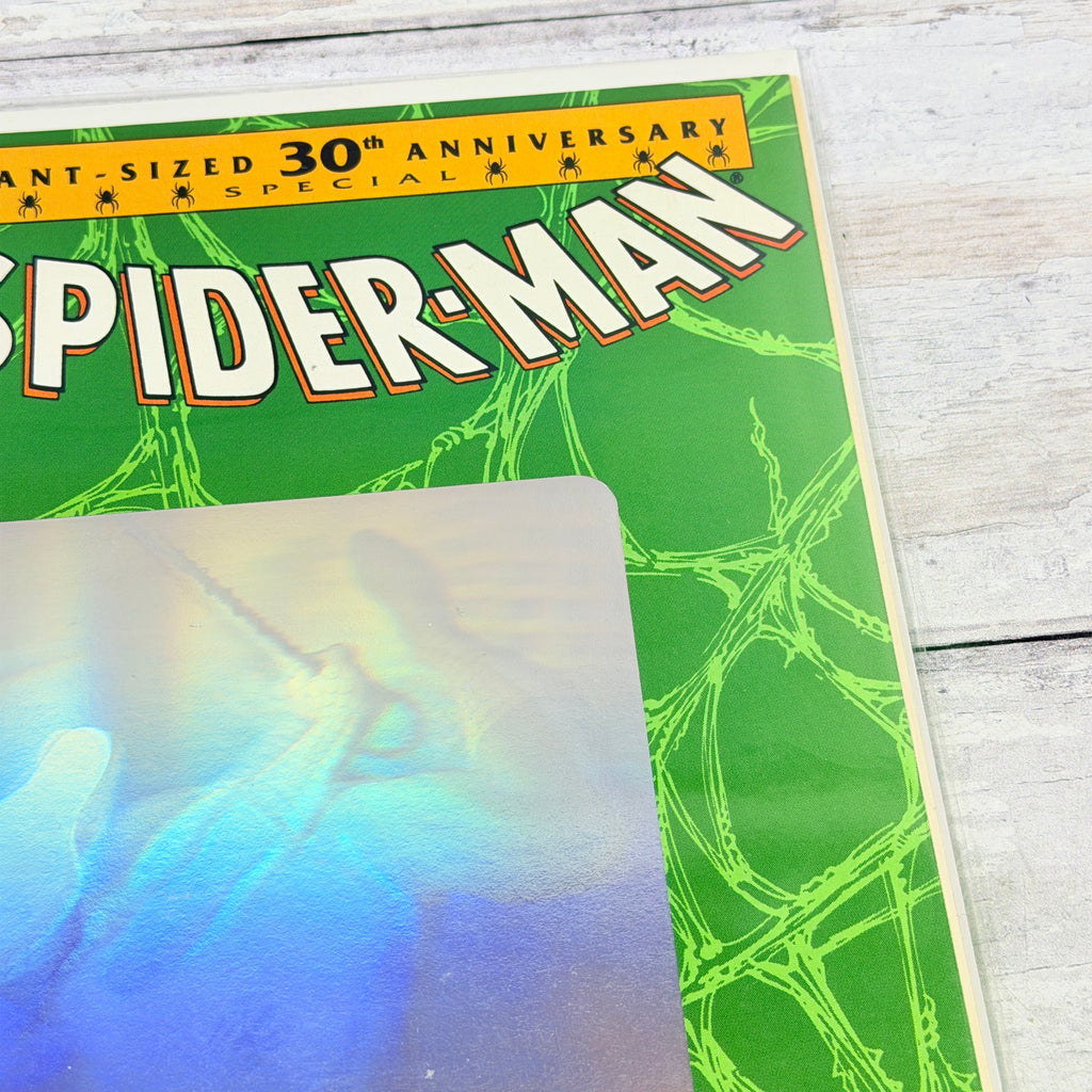Spider-Man #26, Front cover detail