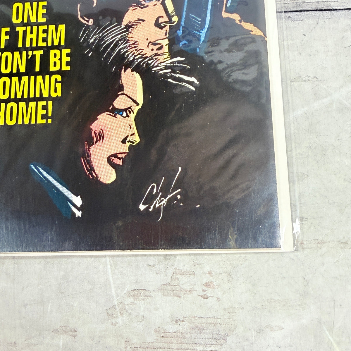 Suicide Squad #1 (1987): lower-right front corner detail of the actual pre-owned copy.
