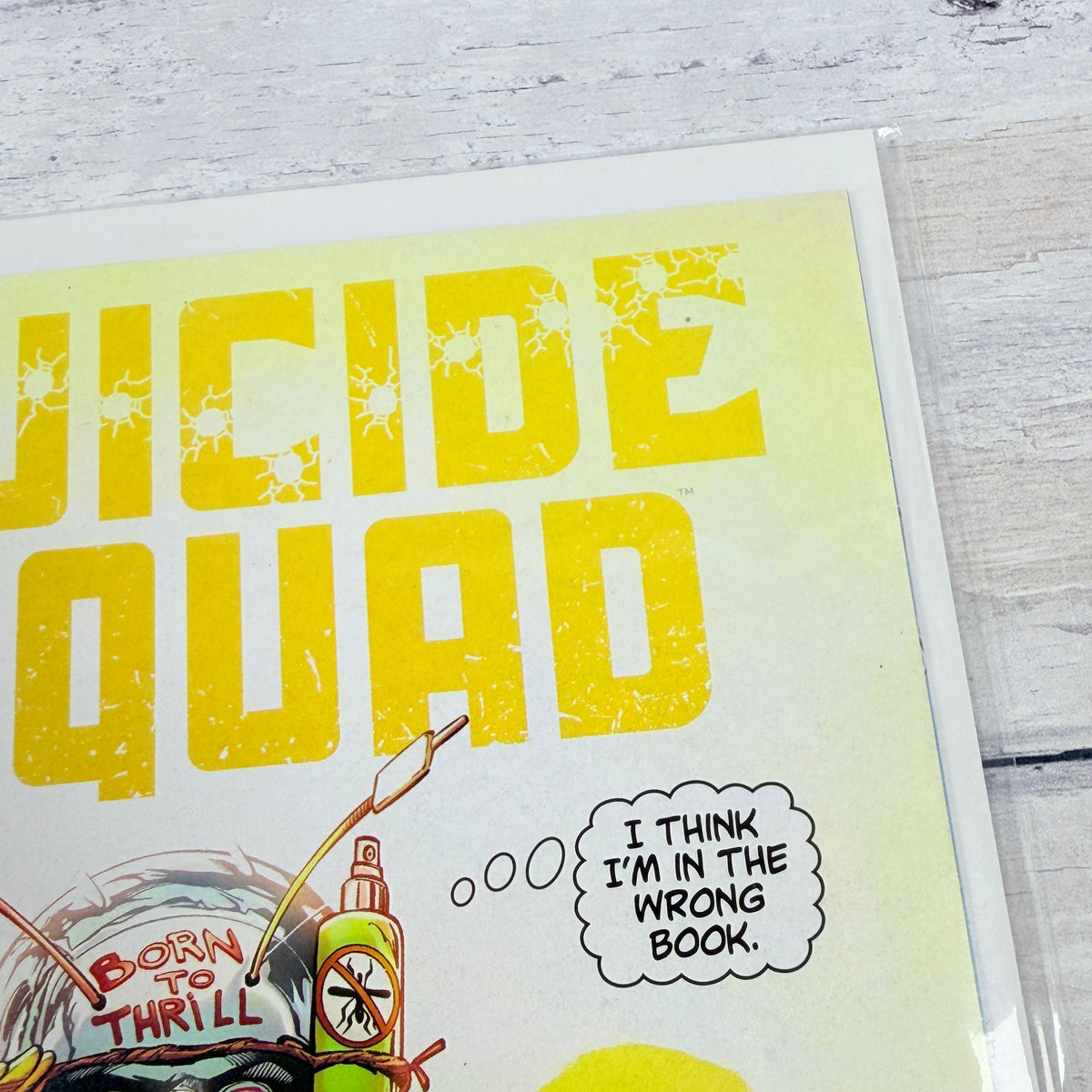 Suicide Squad #7 (2021), Eduardo Pansica and Julio Ferreira regular cover: upper-right front detail of the actual pre-owned copy.