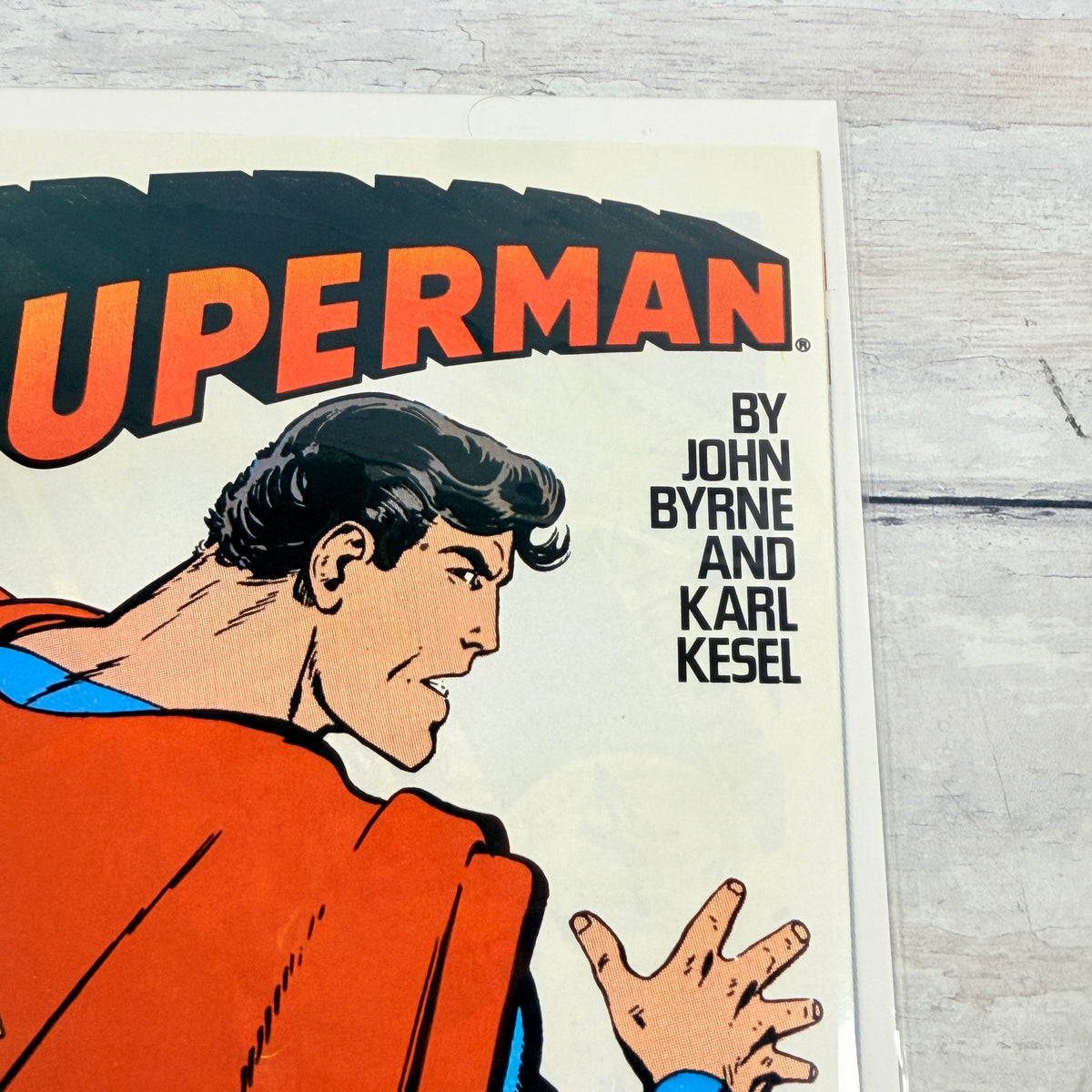 Superman #16 (1988) DC Comics Prankster Cover — upper-right detail