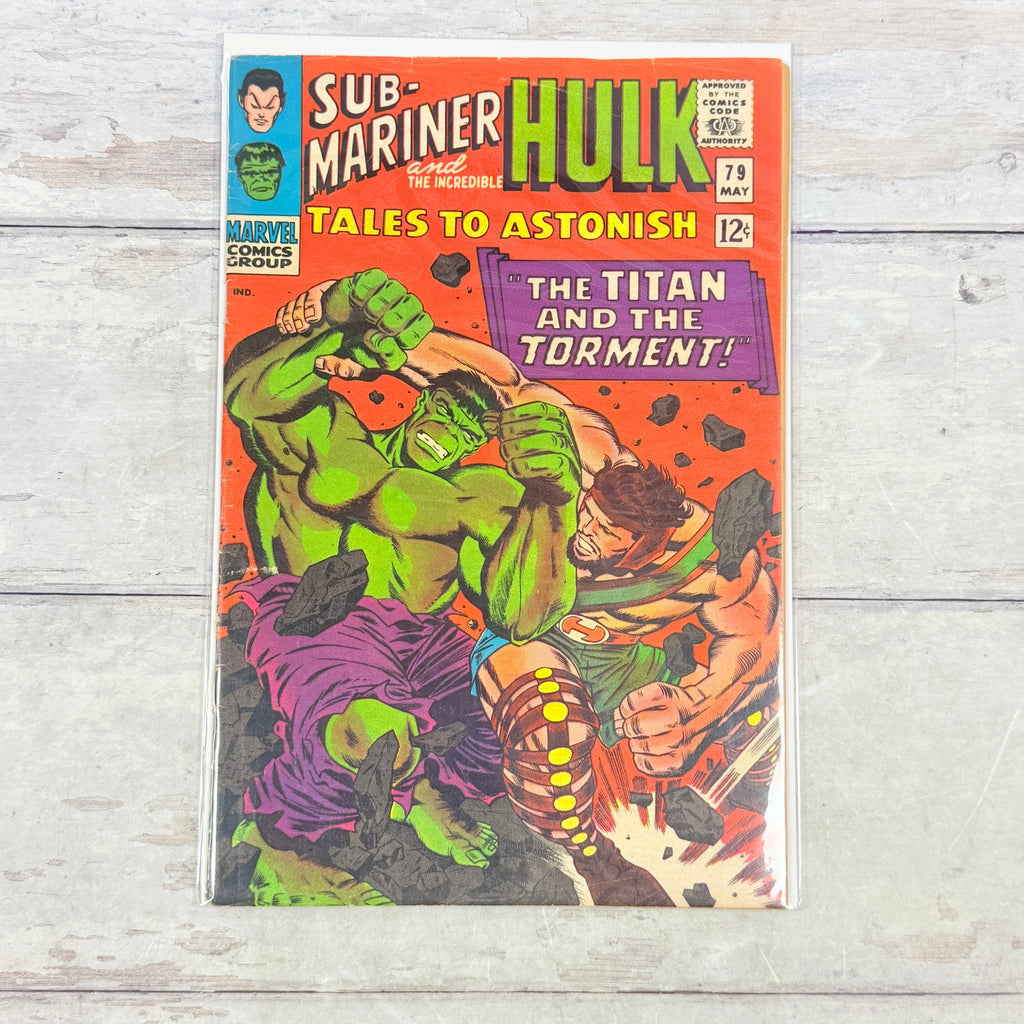 Tales to Astonish #79 (1966): full front cover of the actual pre-owned copy.