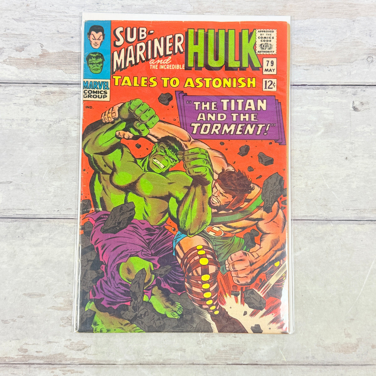 Tales to Astonish #79 (1966): full front cover of the actual pre-owned copy.
