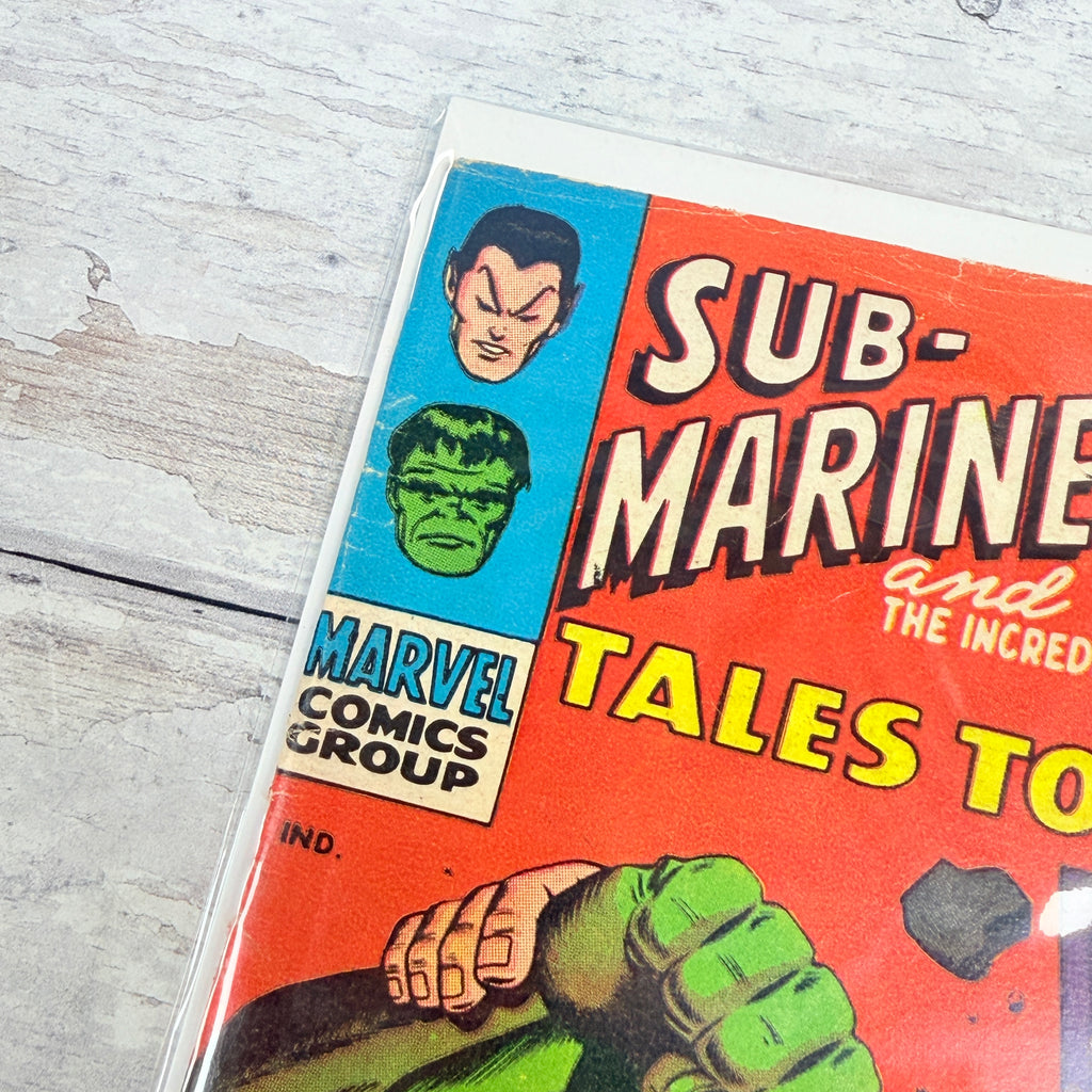 Tales to Astonish #79 (1966): upper-left front corner and issue detail of the actual pre-owned copy.