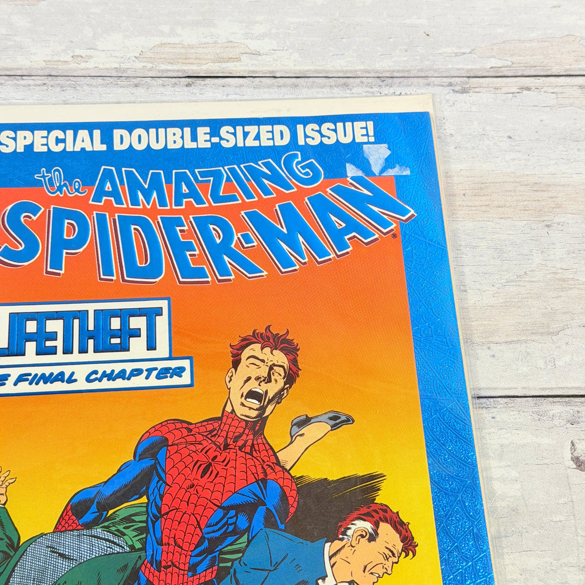 The Amazing Spider-Man #388, Front cover detail