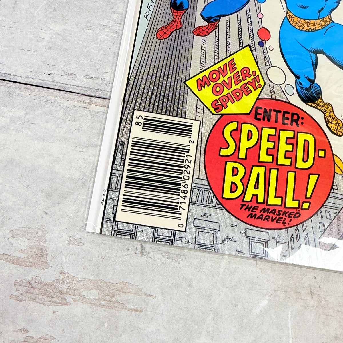 The Amazing Spider-Man Annual #22 (1988) Newsstand: lower-left front corner and spine detail of the actual pre-owned copy.