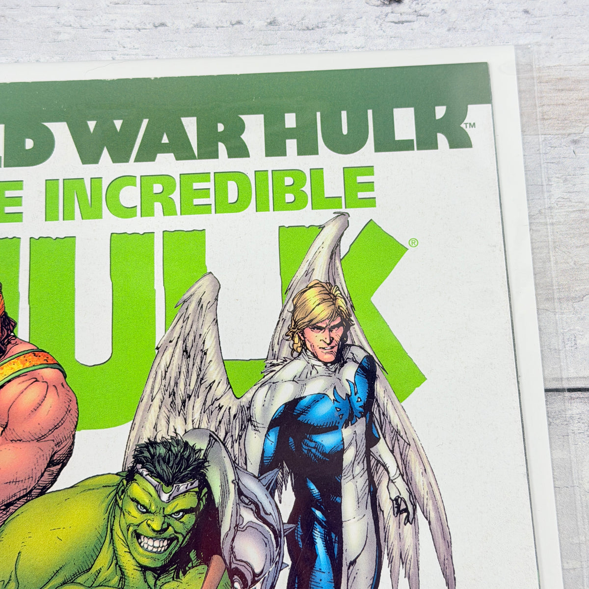 The Incredible Hulk #109, front upper-right title/banner detail