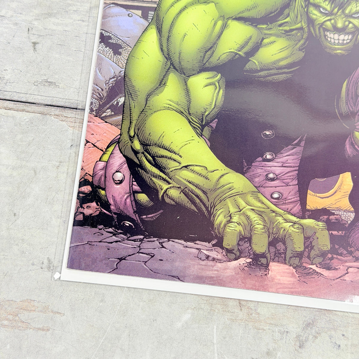 The Incredible Hulk #110, front lower-left corner/spine detail