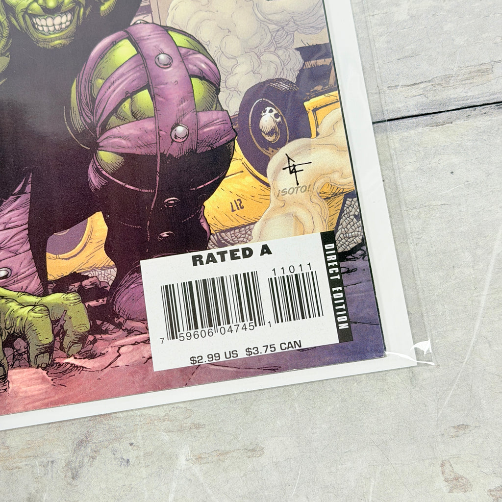 The Incredible Hulk #110, front lower-right corner/edge detail