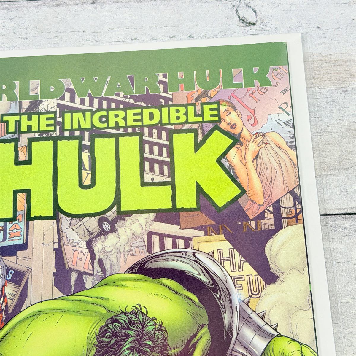 The Incredible Hulk #110, front upper-right corner/issue detail