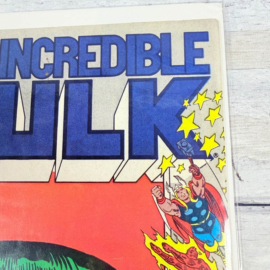 The Incredible Hulk #325 (1986): upper-right front corner and title detail of the actual pre-owned copy.