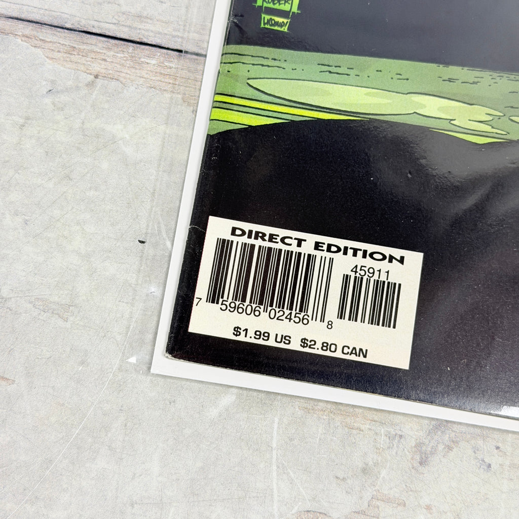 The Incredible Hulk #459, front lower-left corner/spine detail