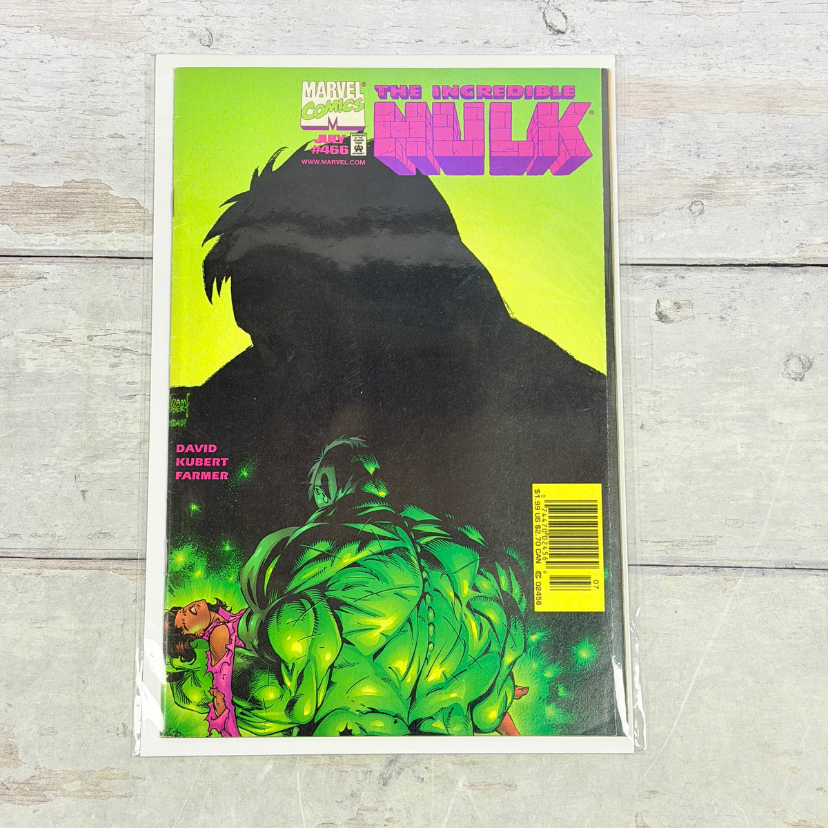 The Incredible Hulk #466, full front cover
