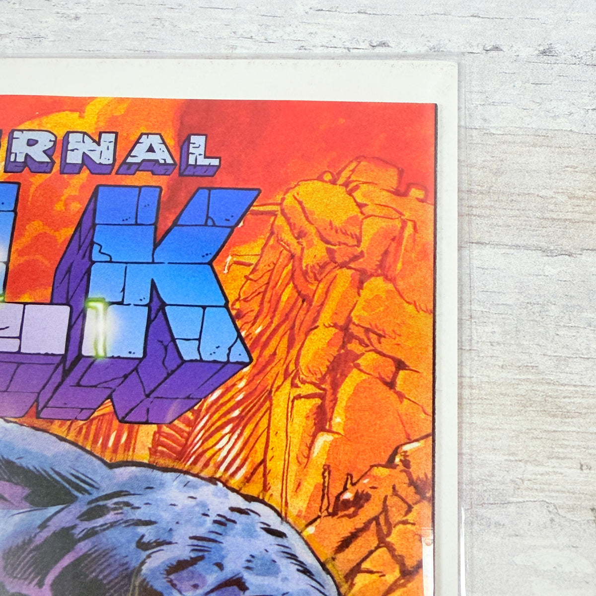 The Infernal Hulk #1 (2025) Marvel Comics, upper-right cover detail