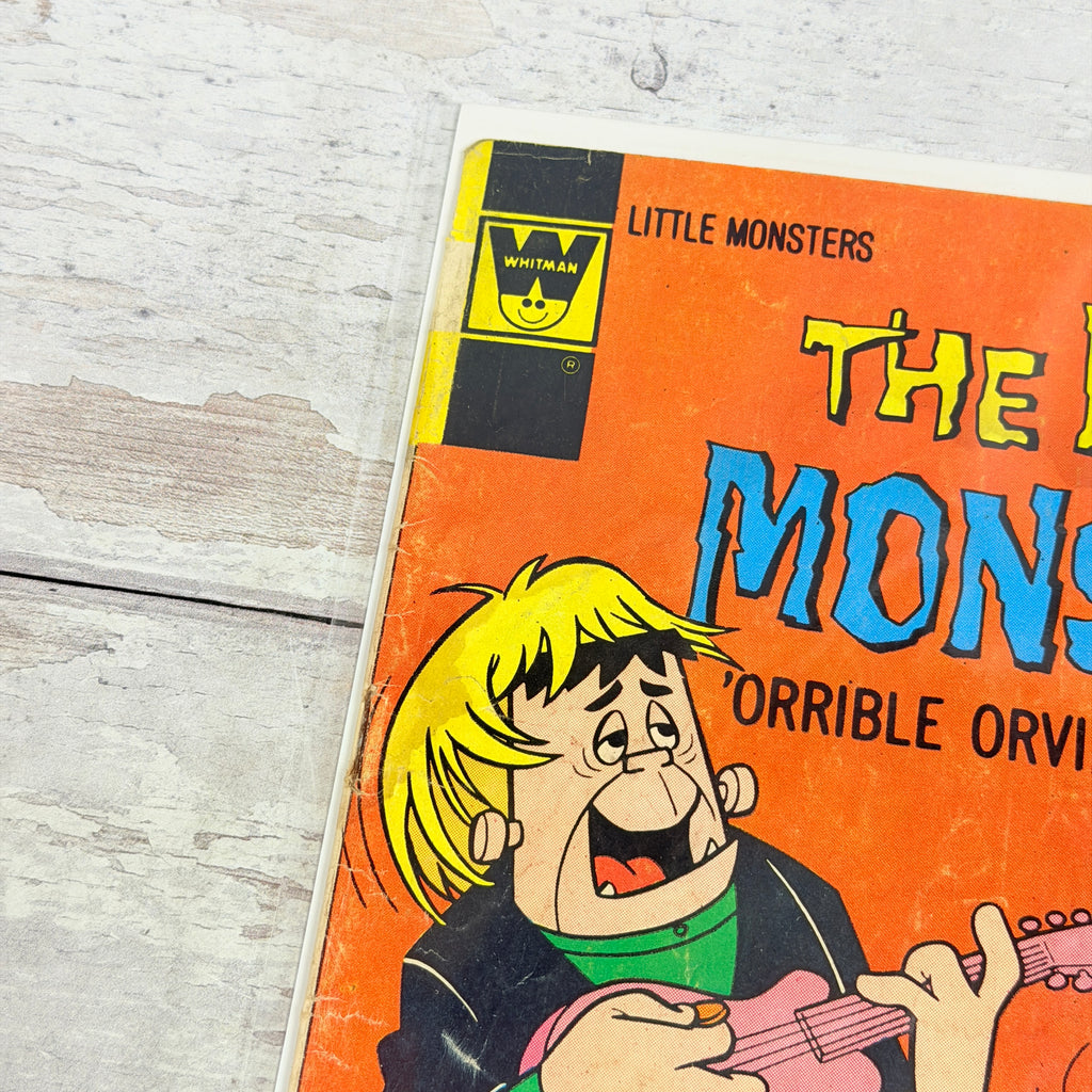 The Little Monsters #34, front upper-left corner/logo detail
