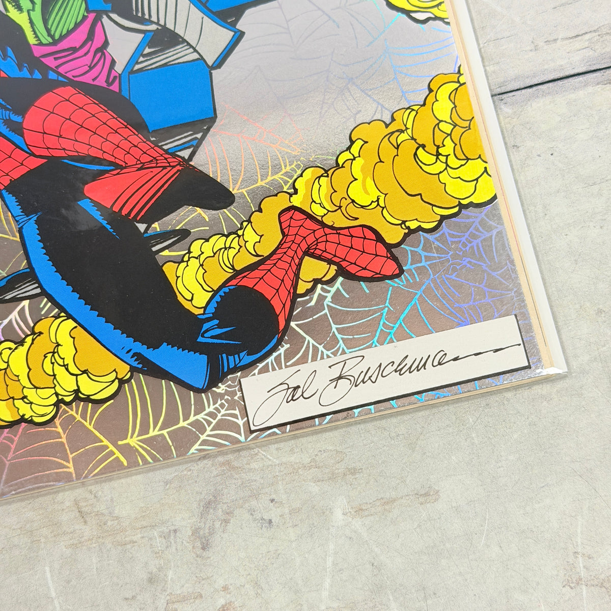 The Spectacular Spider-Man #200, Front cover detail