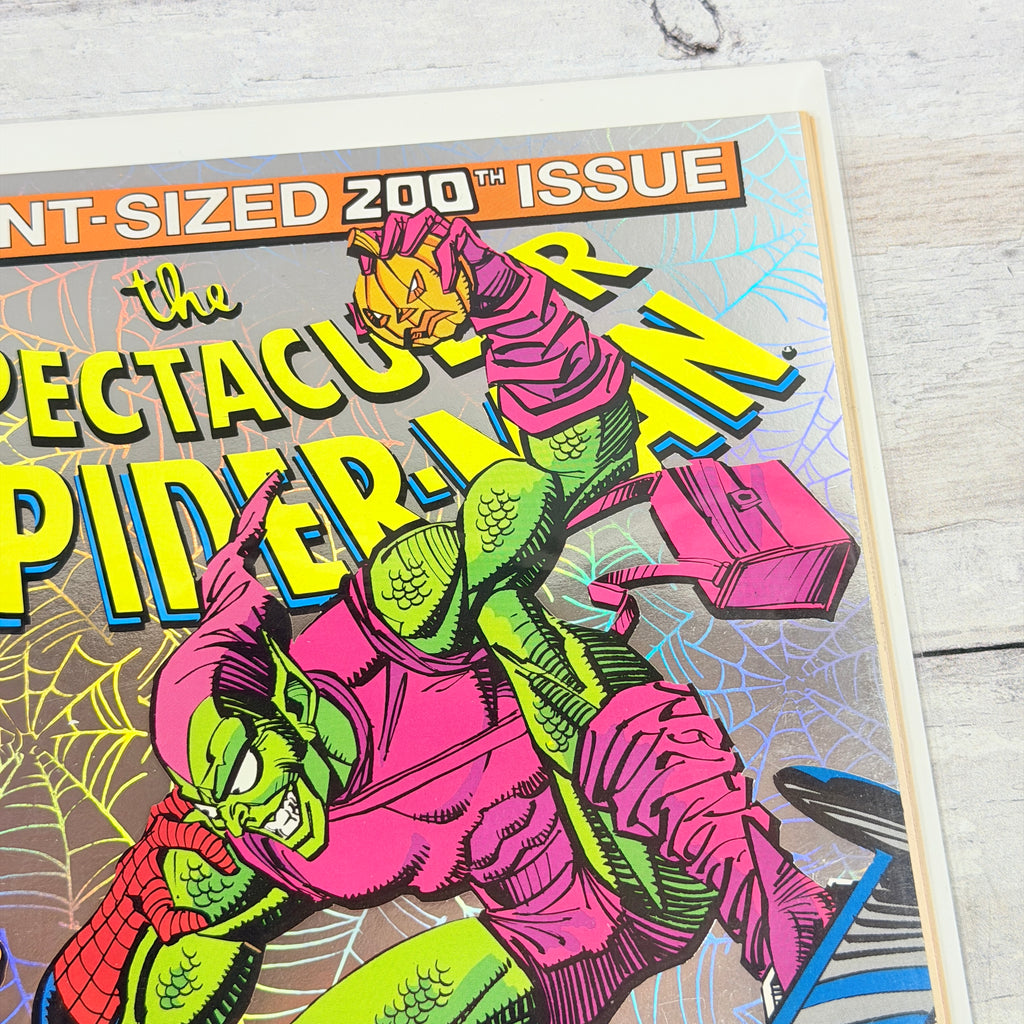 The Spectacular Spider-Man #200, Front cover detail