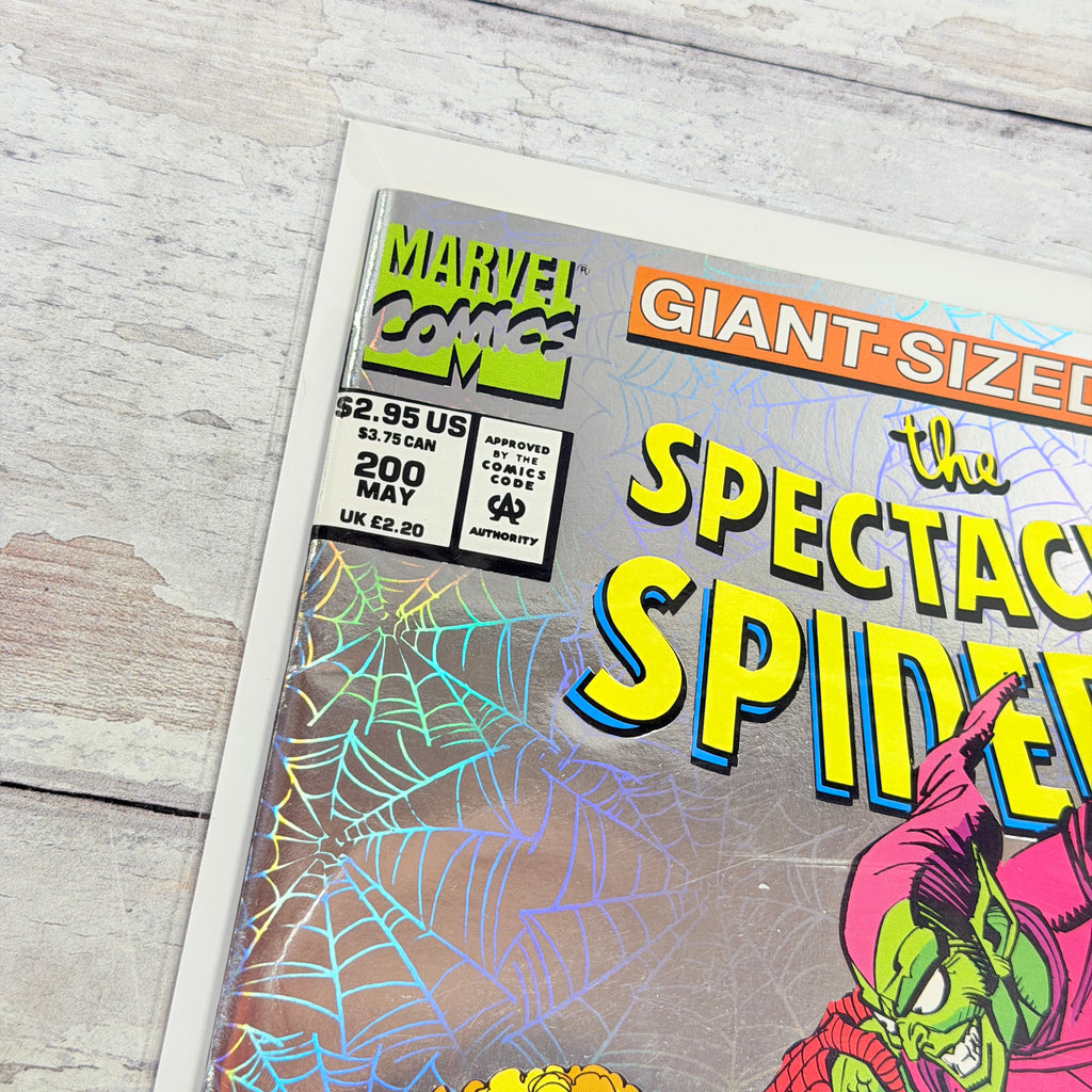 The Spectacular Spider-Man #200, Front cover detail