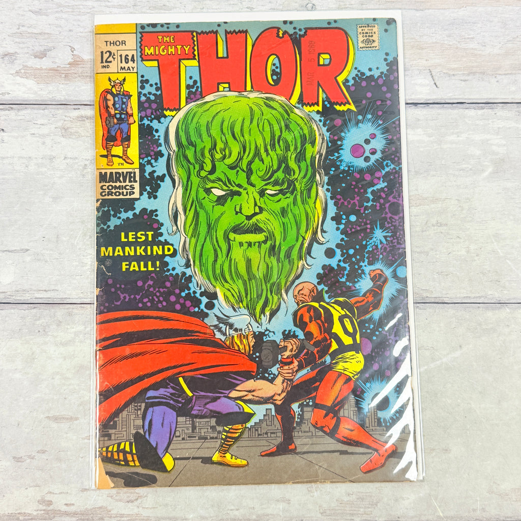 Thor #164 (1969) Marvel Comics 12¢ Cover — full front cover