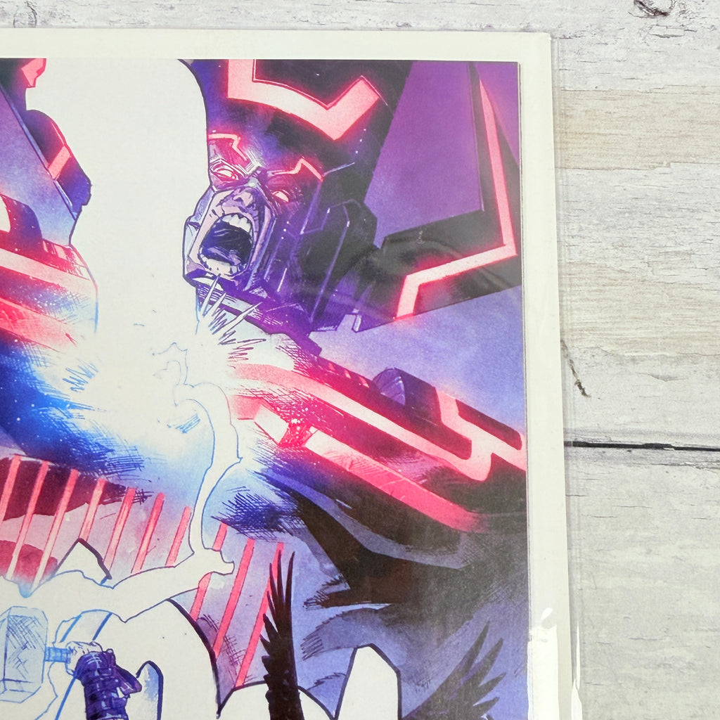 Thor #4 (2020) Nic Klein Virgin Variant Cover — upper-right detail