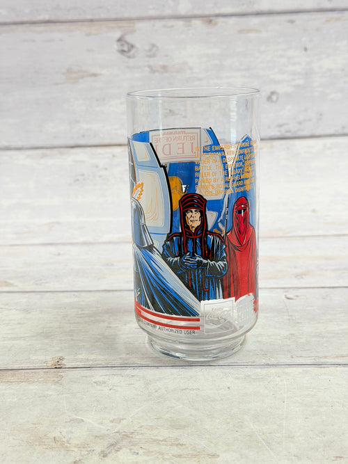 1983 Star Wars Return of the Jedi Luke Burger King Coca-Cola Glass