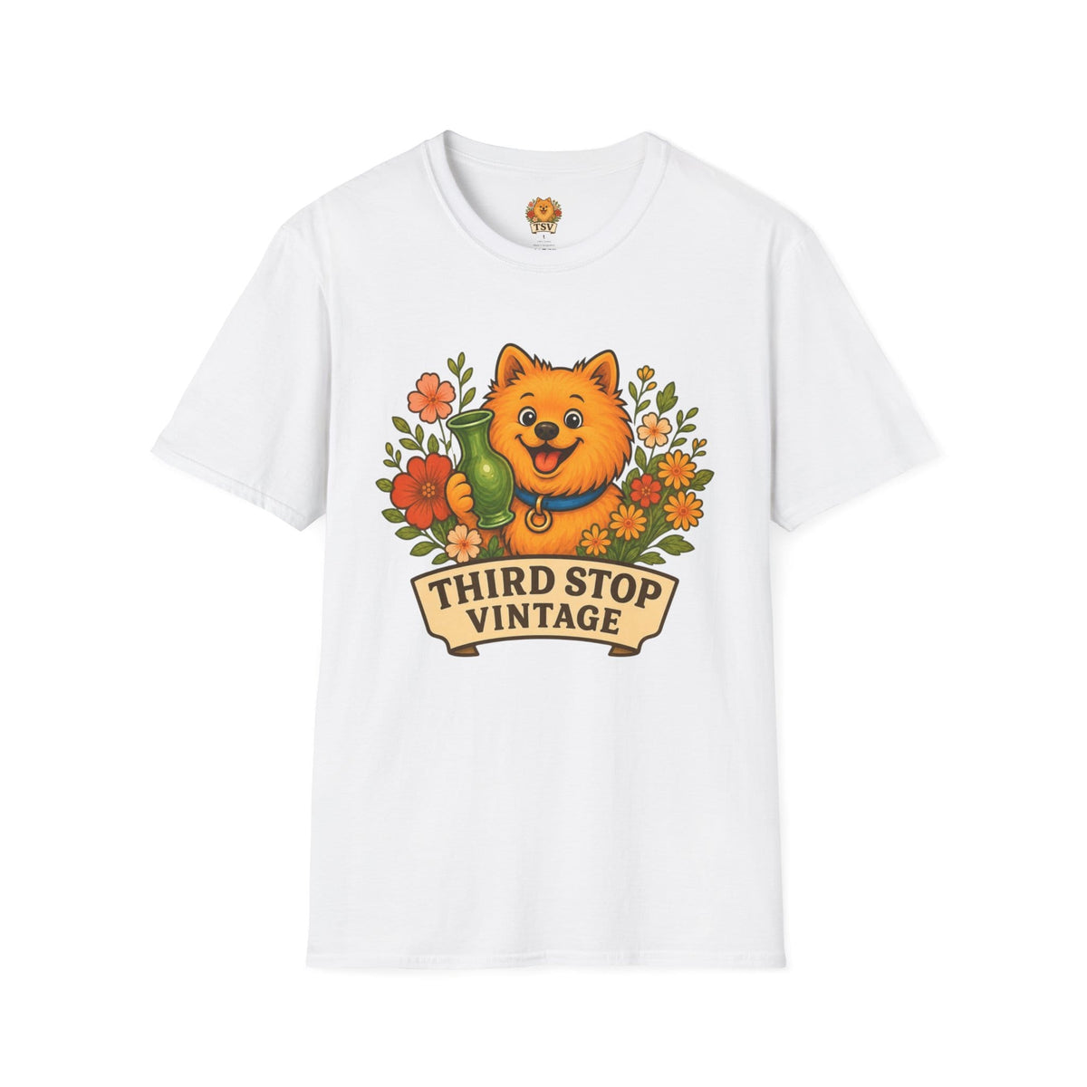 Third Stop Vintage Logo T-Shirt 21061221232489243451