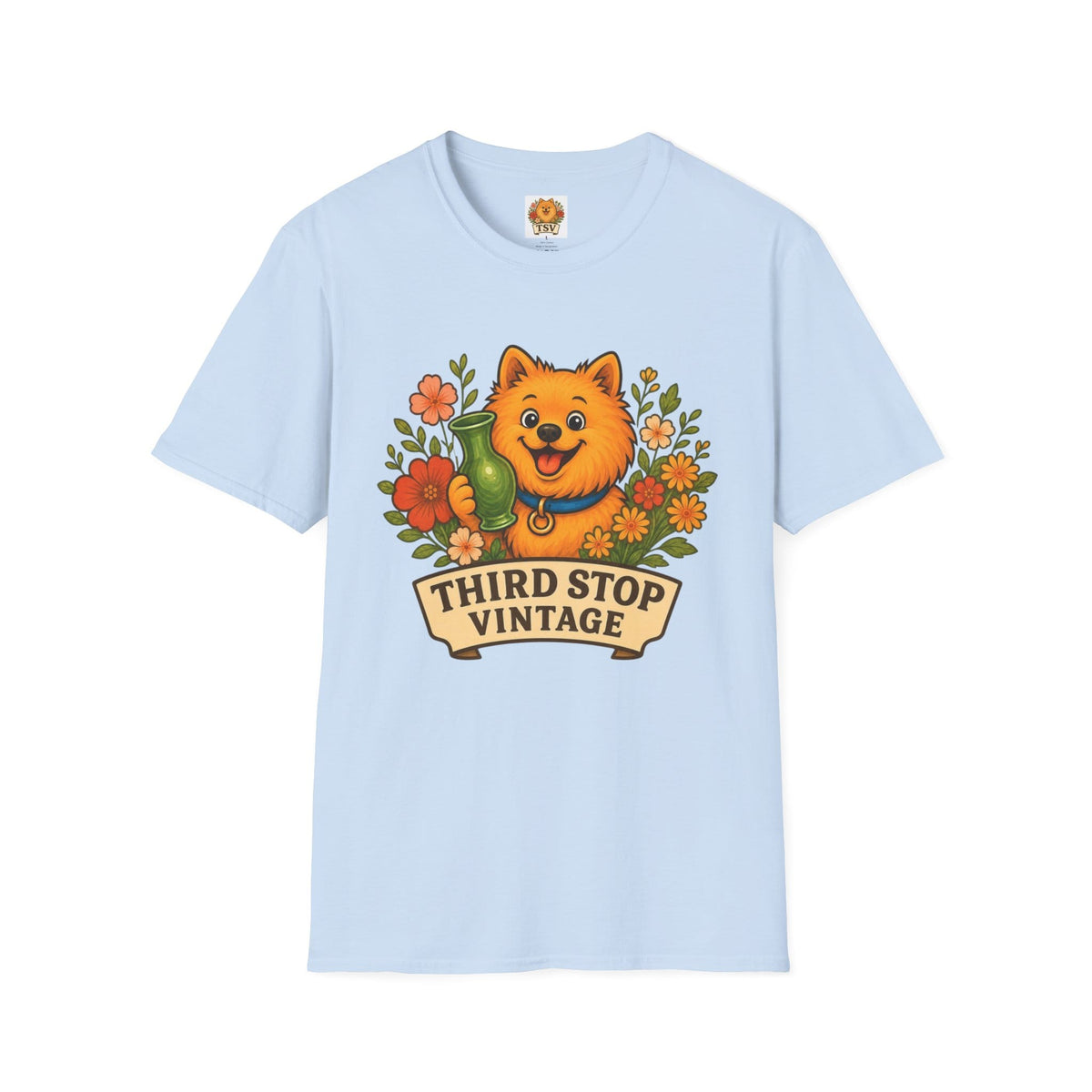 Third Stop Vintage Logo T-Shirt 29836301221663819603