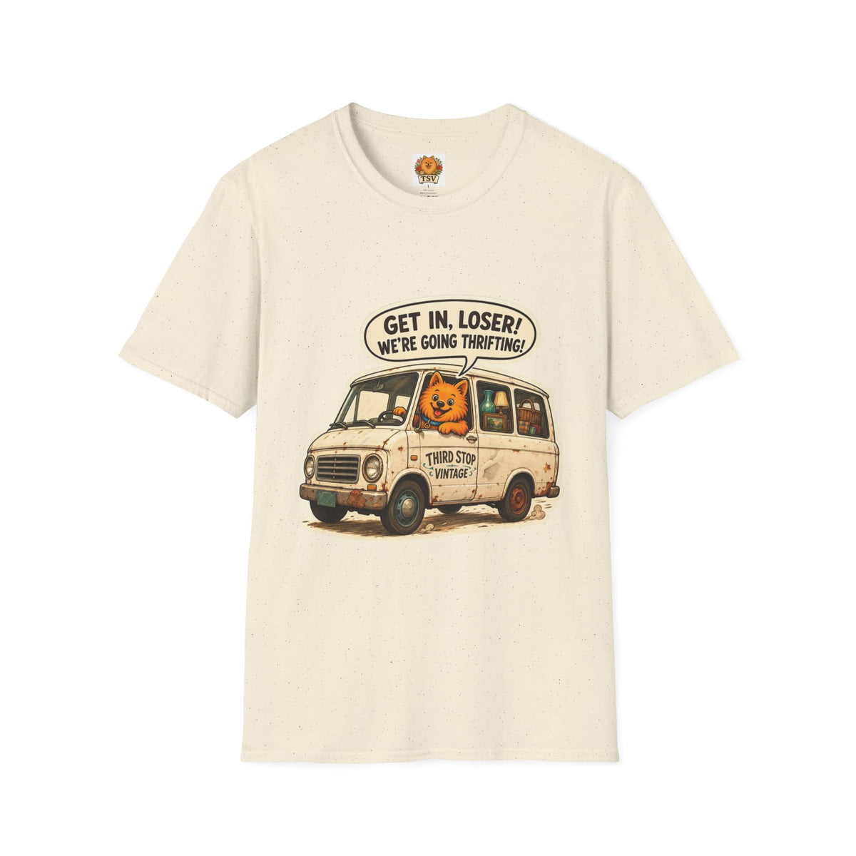 TSV Get In, Loser! T‑Shirt — 'We're Going Thrifting' Graphic Tee 45139265034320727025