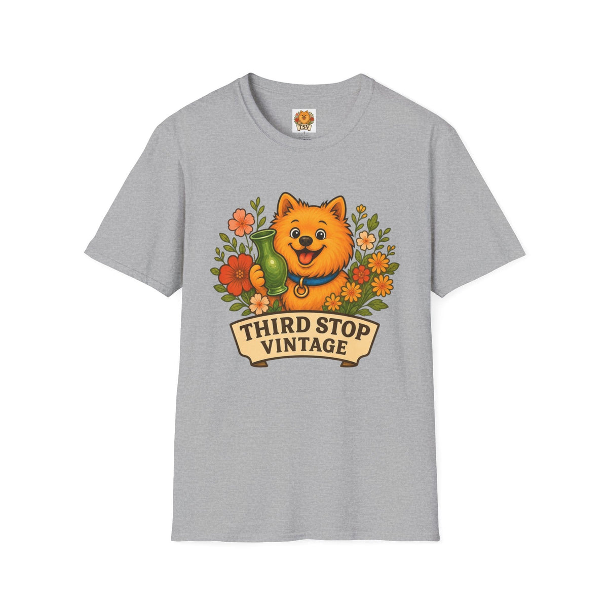 Third Stop Vintage Logo T-Shirt 81506988541372719157
