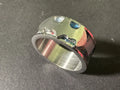 Batman Comic Ring - Stainless Steel Logo With Comic Strip Ring