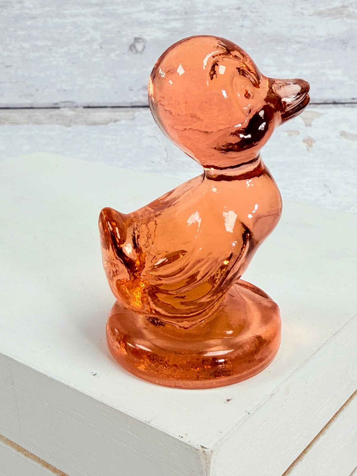Boyd Debbie Duck and Duckling Pink Glass Figurine Set BD10
