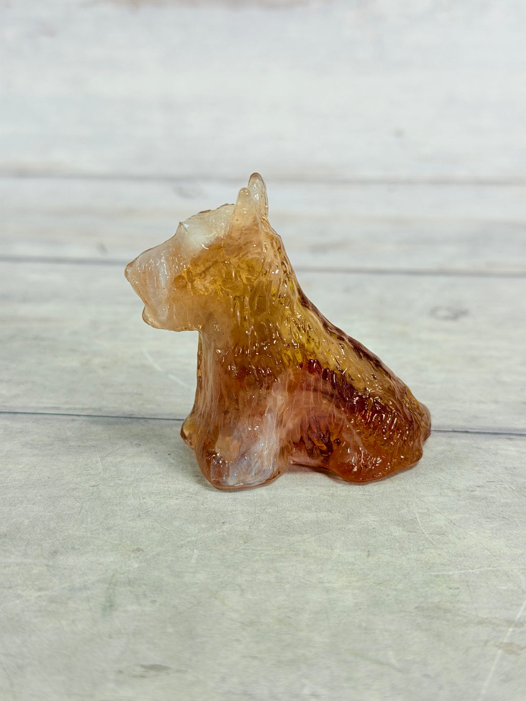 Boyd Glass Duke the Scottie Dog Bronze Slag Figurine BD11