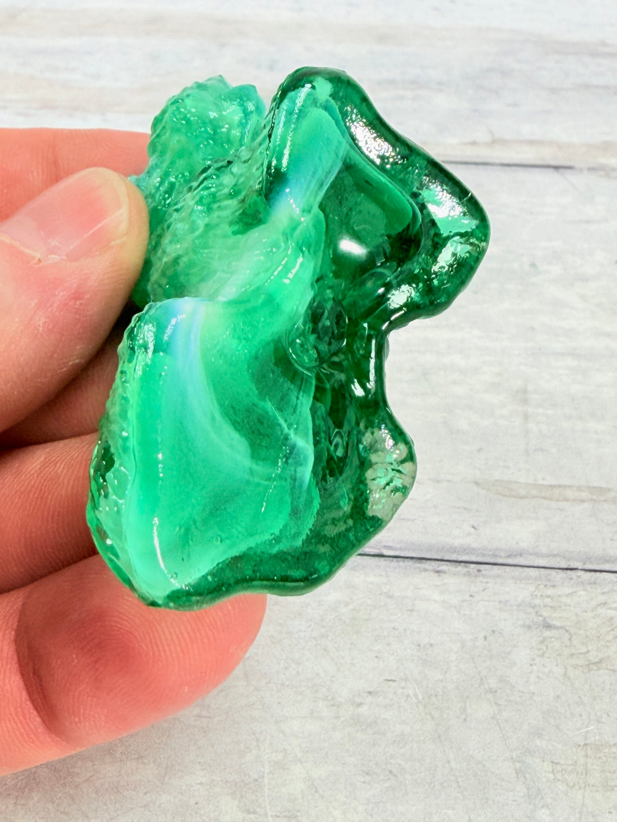Boyd Glass Duke the Scottie Dog Key Lime Figurine BD12
