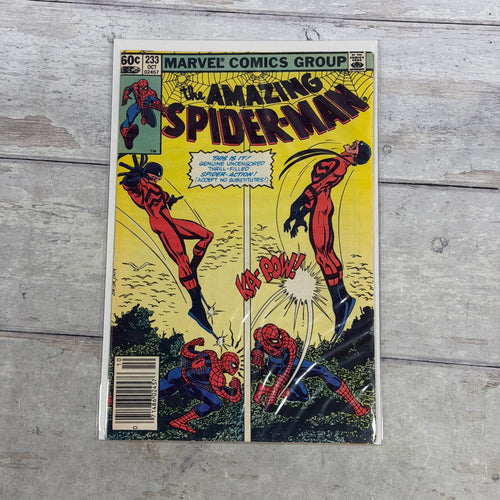 Amazing Spider-Man #233 1982 Newsstand Tarantula John Romita Jr Marvel Comics C-ASM-233
