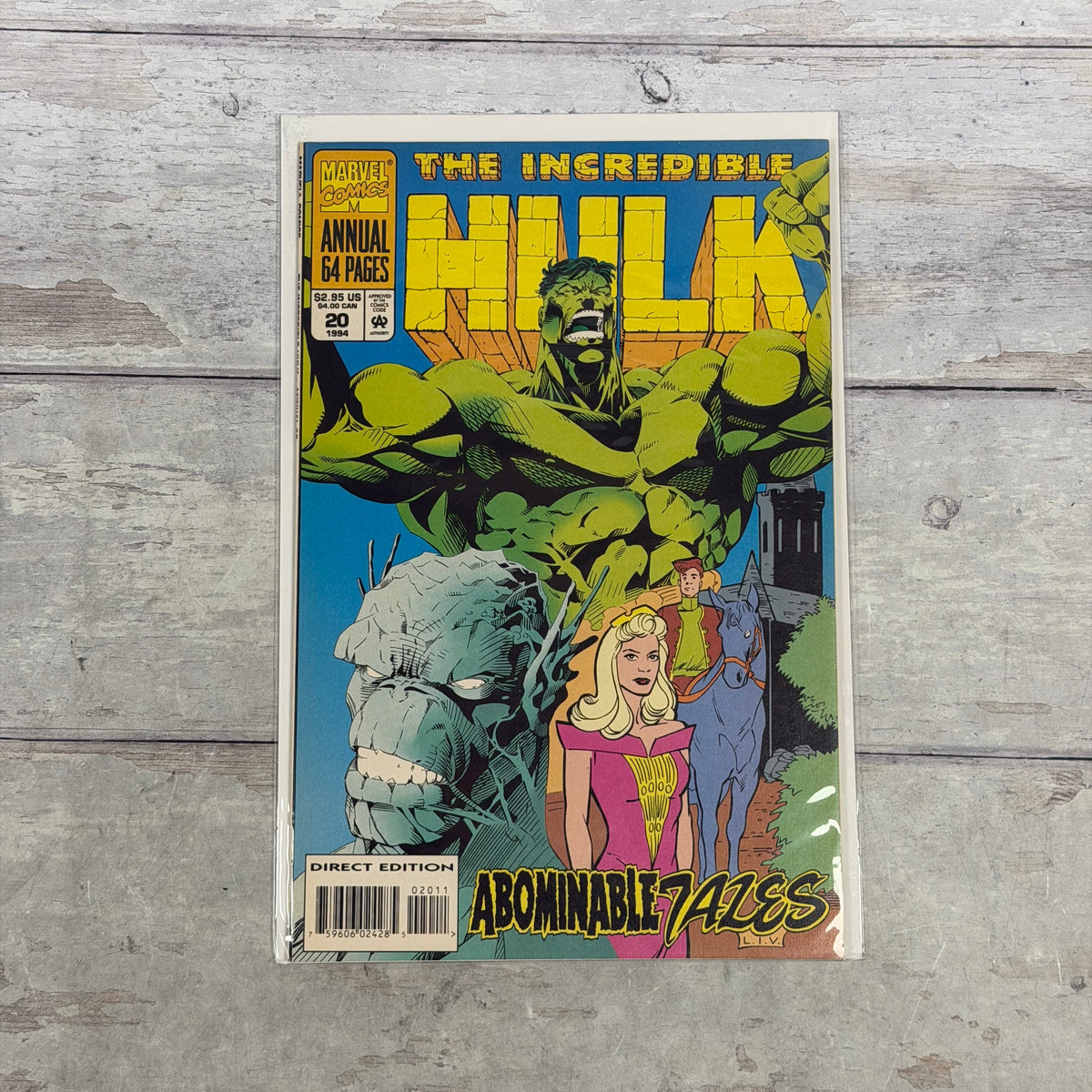 Incredible Hulk Annual #20 1994 Abomination Peter David Marvel Comics C-IHA-20