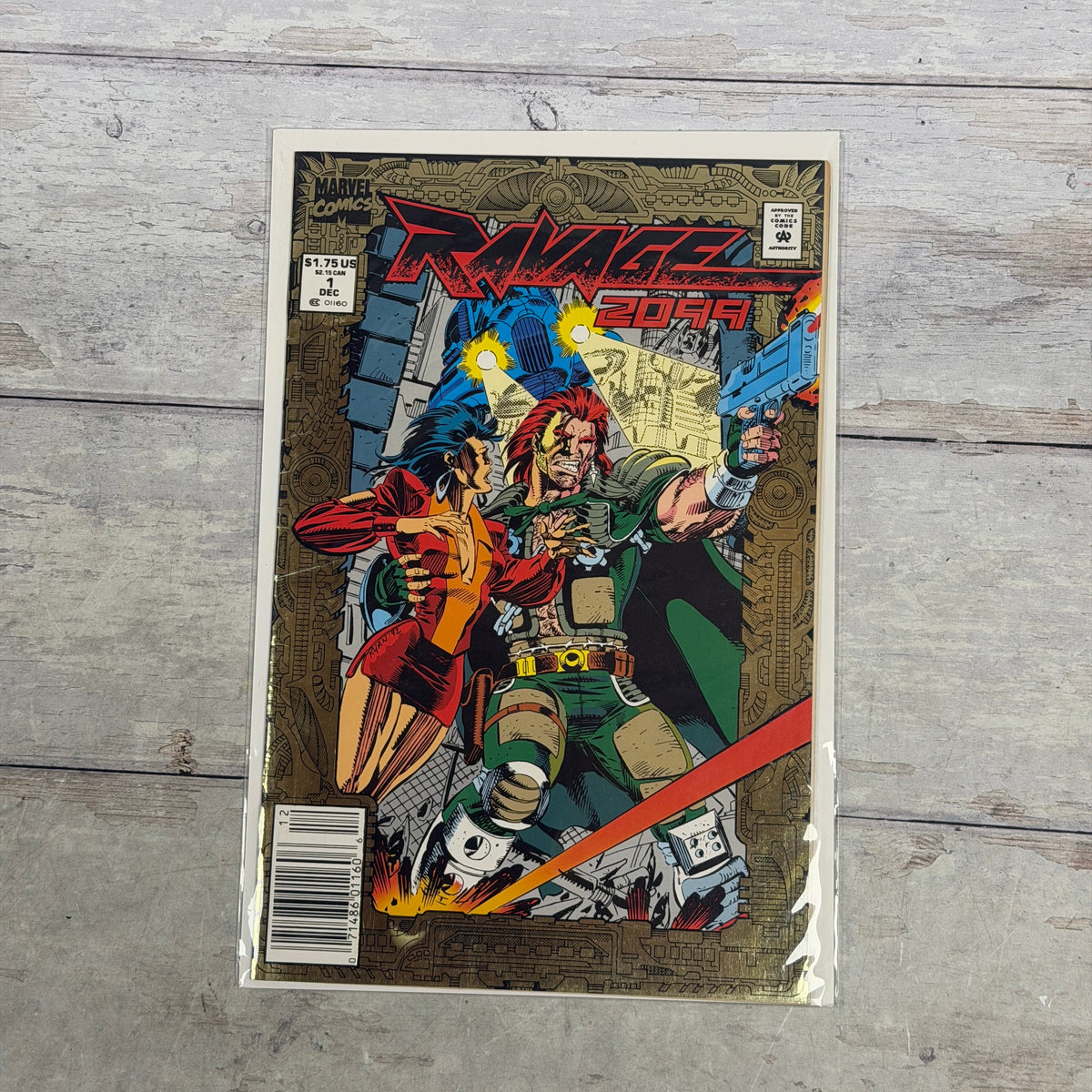 Ravage 2099 #1 1992 Gold Foil Stan Lee Paul Ryan 1st Appearance Marvel C-R2099-01
