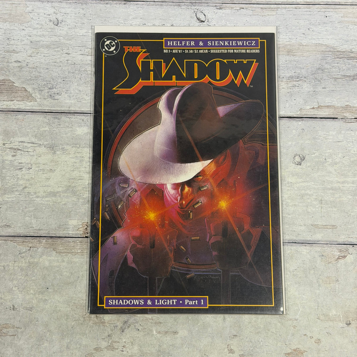 The Shadow #1 (1987) DC Comics – Shadows & Light Part One C-SHA-01