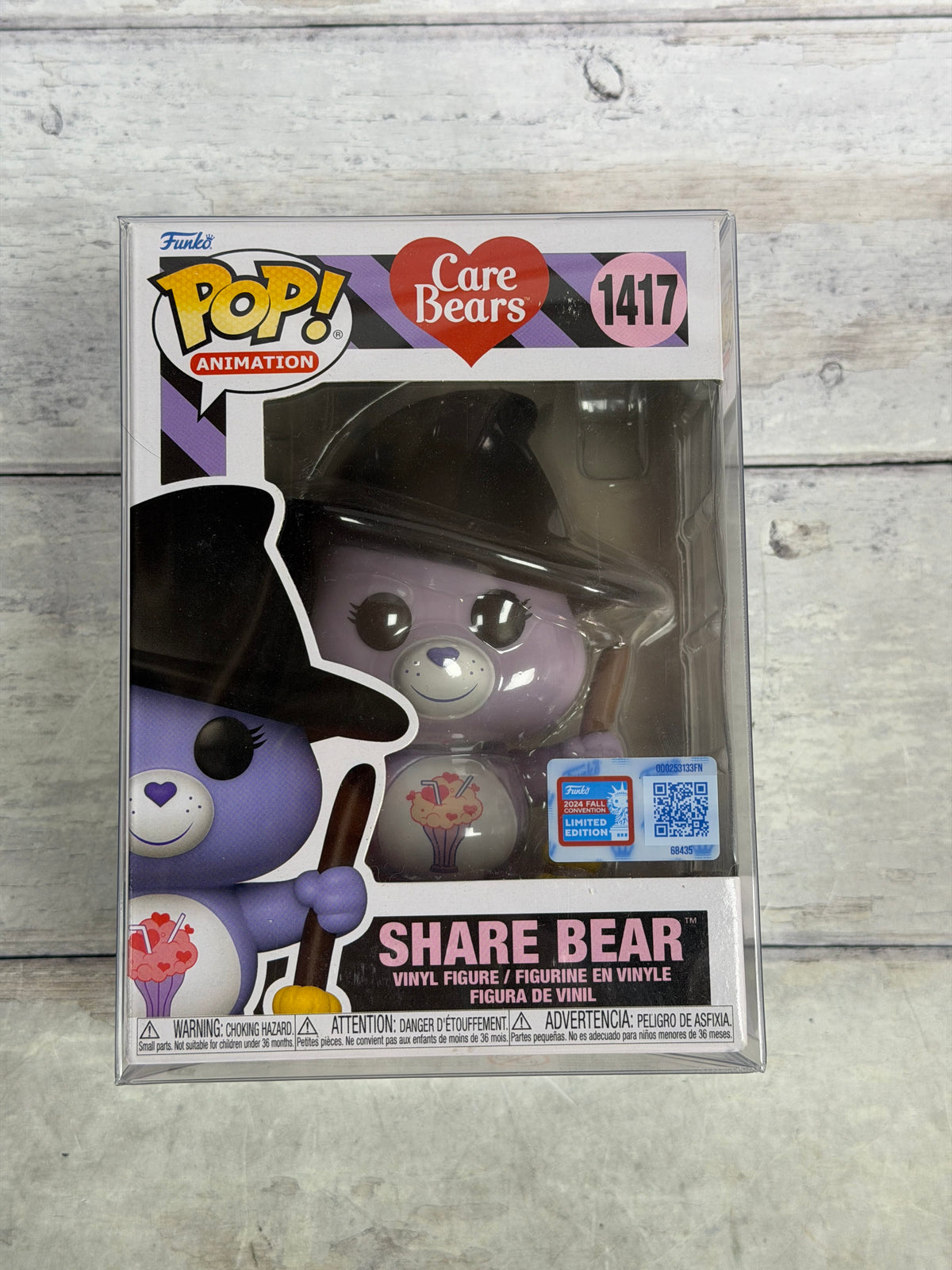 Funko Pop! Care Bears Share Bear Witch #1417 2024 Fall Convention Exclusive