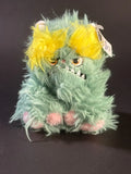 IDEAL TOYS Fuzzy Monster Plush Toy | Yellow Shaggy Stuffed Animal NWT