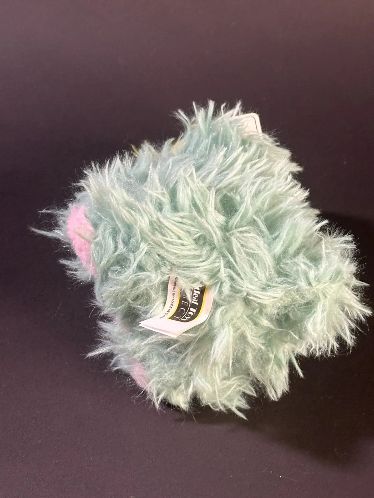 IDEAL TOYS Fuzzy Monster Plush Toy | Yellow Shaggy Stuffed Animal NWT