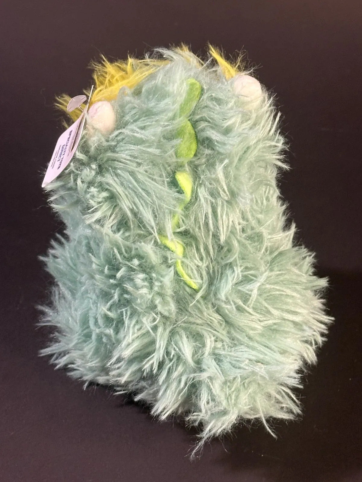 IDEAL TOYS Fuzzy Monster Plush Toy | Yellow Shaggy Stuffed Animal NWT
